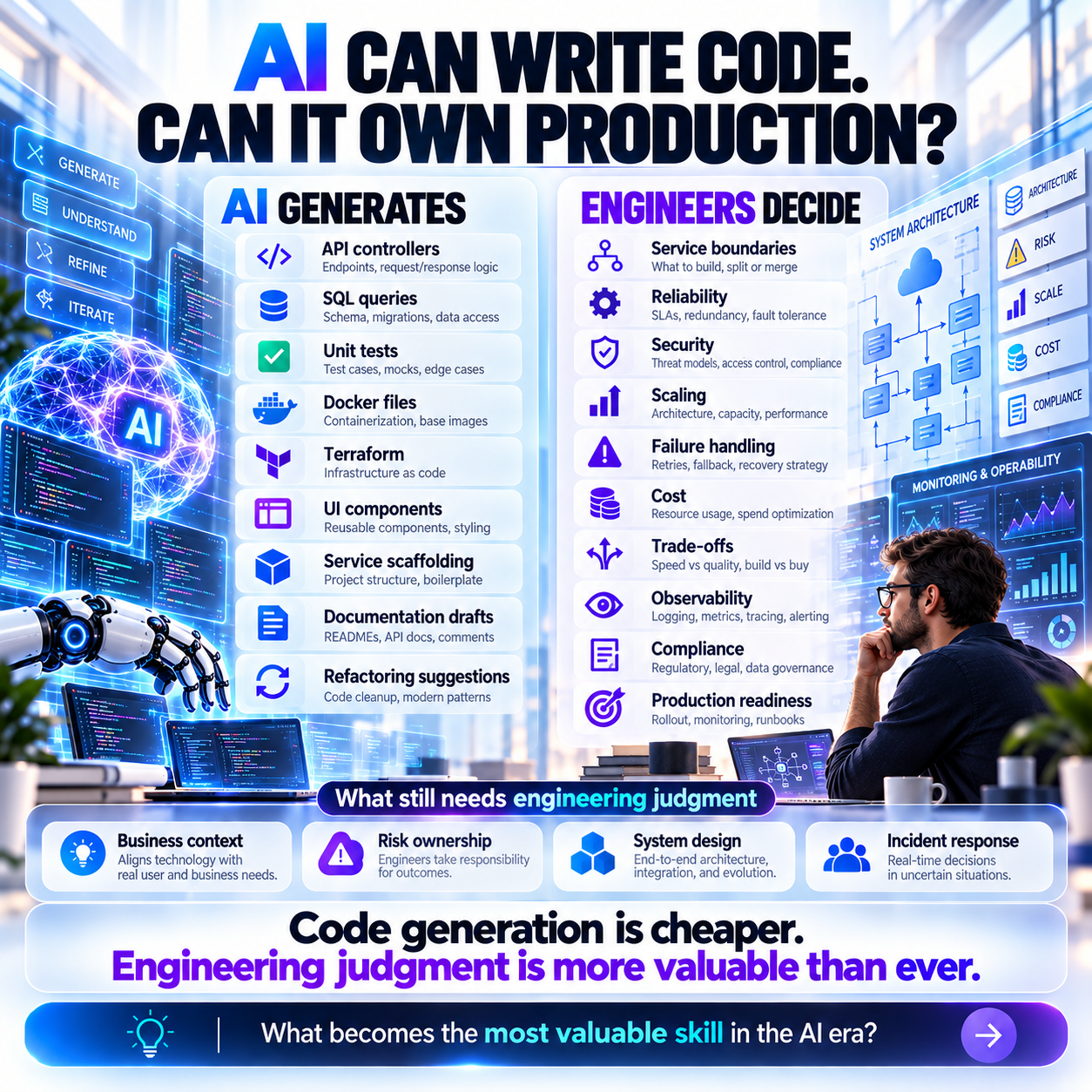 AI can write code in seconds...